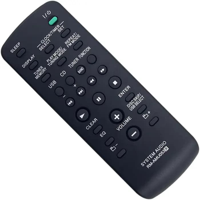 Télécommande RM-AMU053 compatible avec Sony Audio HCD-GTR33 HCD-GTR55 HCD-GTR555 HCD-GTR7 HCD-GTR8 HCD-GTR88 HCD-GTR8B