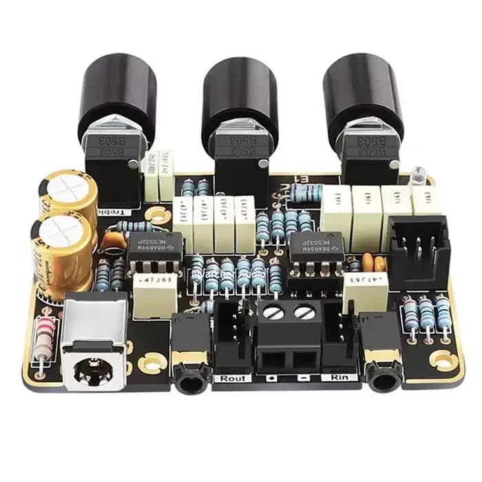 Pour Home cinéma Compatible NE5532 Mini préamplificateur carte de tonalité filtre actif amplificateur préampli avec