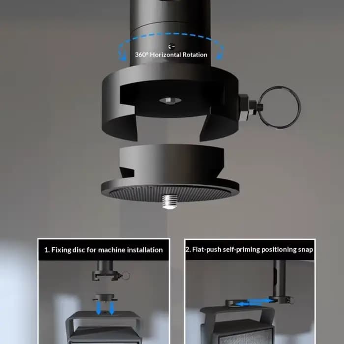 Support de projecteur universel robuste pour montage au plafond pour projecteurs XGIMI RS20 Vidda C2 C3