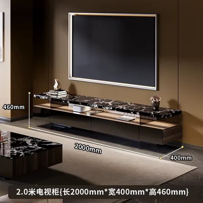 Meuble Tv moderne Vertical tiroirs De rangement meuble Tv De luxe Simple divertissement esthétique M