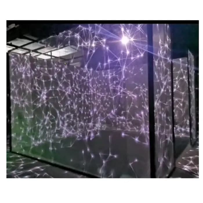 Écran de projection de maille holographique, budgétaire d'hologramme