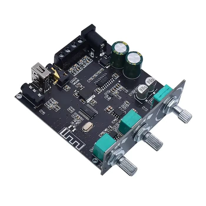 T50H TPA3116D2 2*50W Bluetooth 5.0 carte amplificateur de caisson de basses 2.0 canaux haute puissance Audio stéréo AUX