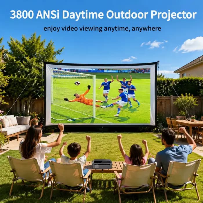 Projecteur 4K 3800 ANSI Android Smart TV avec mise au point automatique