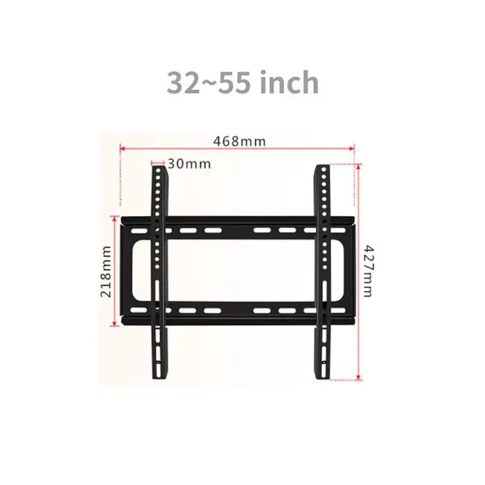 Support inclinable pour écran 32 "-70", meuble TV mural pour grandes tablettes