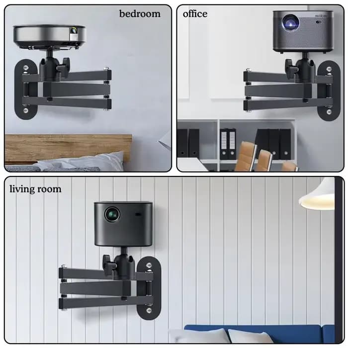 Support mural universel pliable pour projecteur