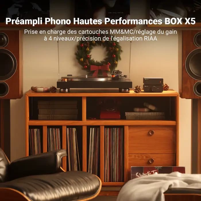 Préamplificateur phono HIFI Fosi Audio BOX X5