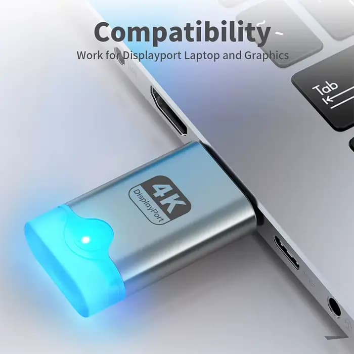Adaptateur de prise factice DisplayPort 8K