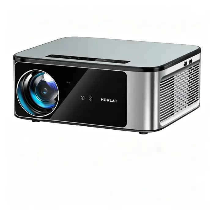 Projecteur 4K Ultra HD 2026 HORLAT 45000 Lumens avec mise au point TOF, Android 14, WiFi 6, Full HD