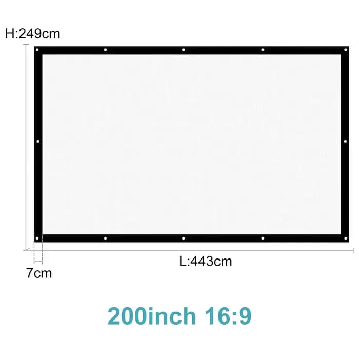 Écran de projection portable sur toile