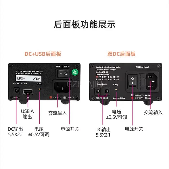 LHY AUDIO 25W/35W Double DC5V avec décodage USB