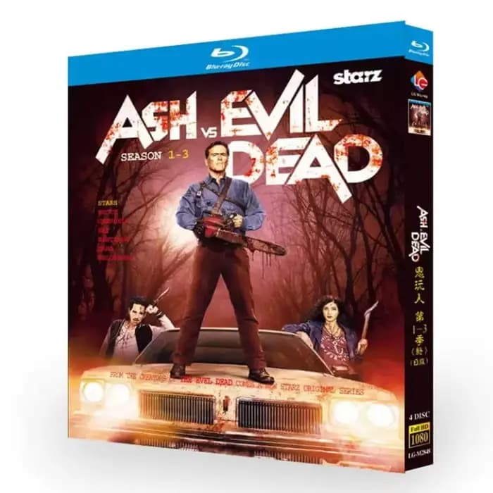 Cendres contre Disque Blu-ray de la saison 1-3 Evil Dead