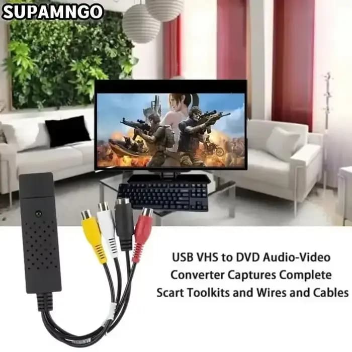 Carte de capture vidéo et audio USB 2.0 Easy Cap – Adaptateur
