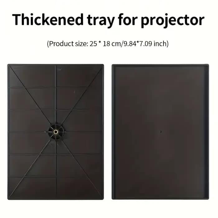 Support de projecteur réglable en hauteur et en angle, trépied pliable durable avec plateau, base mé