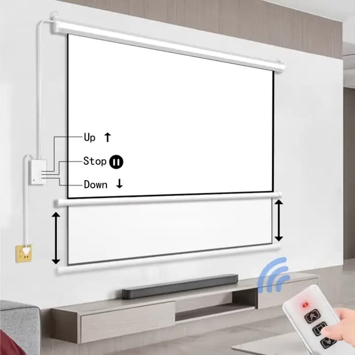 Écran électrique HD 100 pouces 16:9