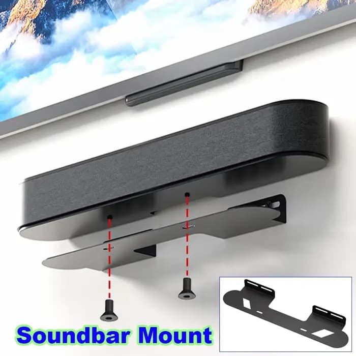 Supports de haut-parleurs muraux universels pour barre de son