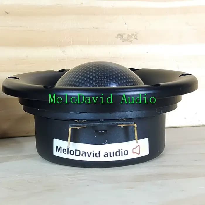 2 pièces de haut-parleur moyen pur à dôme en fibre de carbone MeloDavid Audio MR350S
