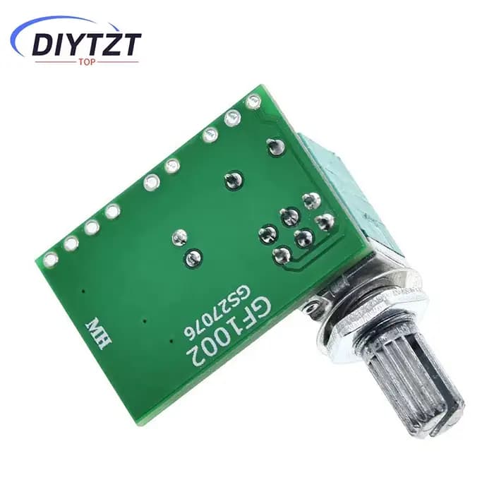DIYTZT PAM8403 carte amplificateur Audio de puissance 5V 2 canaux 3W W contrôle du Volume/alimentation USB