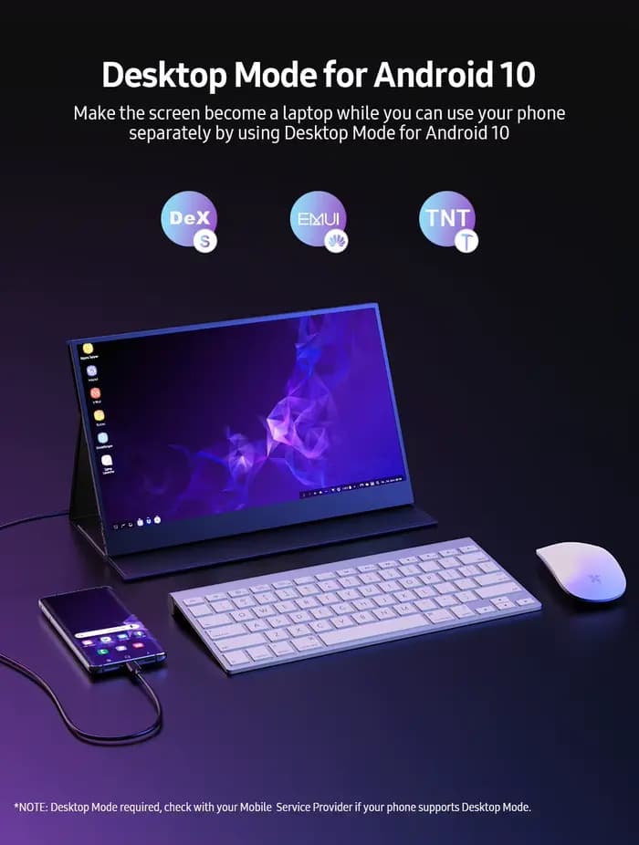 UPERFECT Touch E7 Écran tactile portable de 15