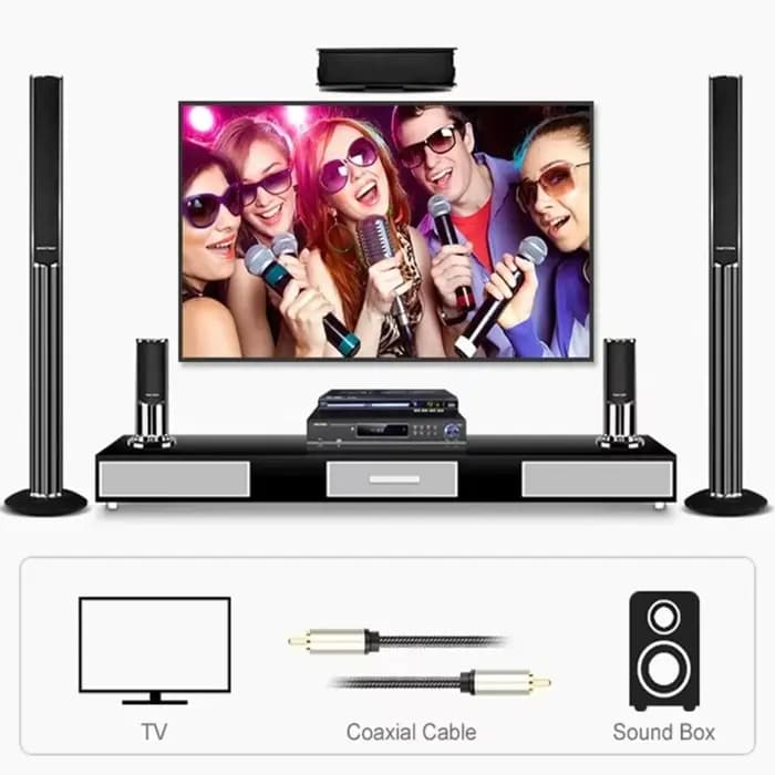 Câble Audio Coaxial numérique S/PDIF RCA mâle vers RCA mâle