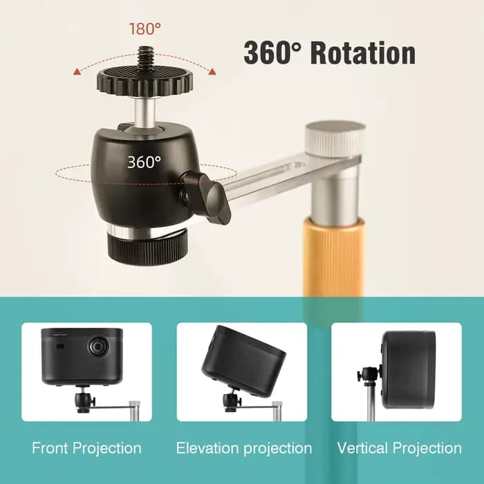Support de projecteur multifonctionnel pour chevet