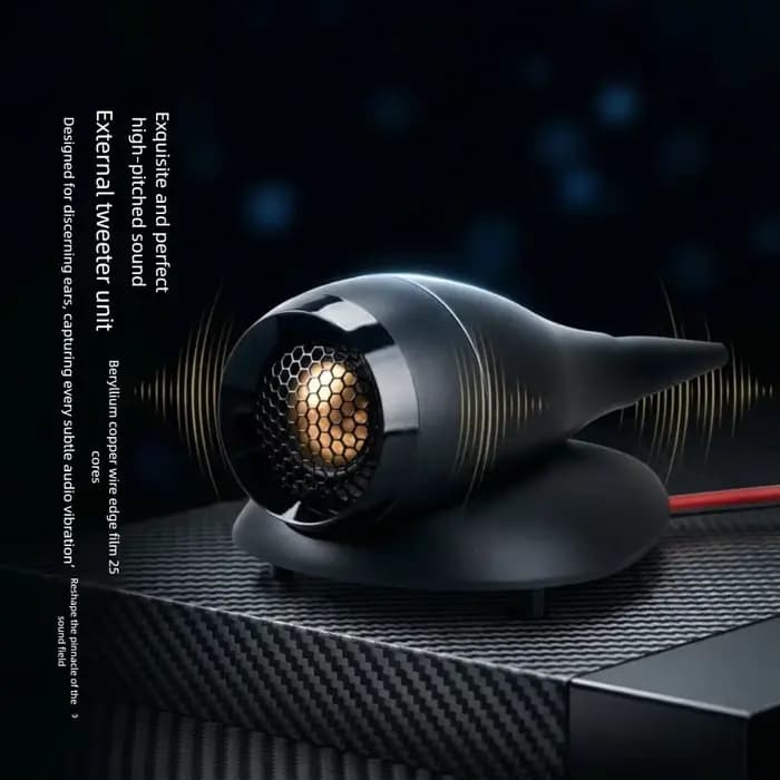 Système audio HIFIDIY C1-50 - Unité haute fréquence externe - Diaphragme en fil de cuivre ciré