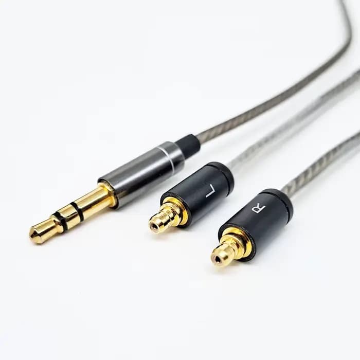 Nouveau!! Câble Audio plaqué argent pour Sennheiser