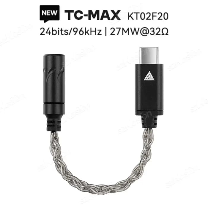 Adaptateur décodeur audio USB Type-C vers 3,5 mm QKZ TC MAX Pro, amplificateur de casque CX31993/KT0