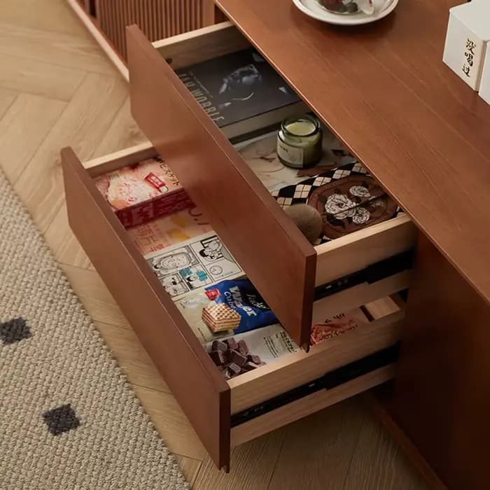 Meuble Tv rond Unique Glamour français rétro élégant