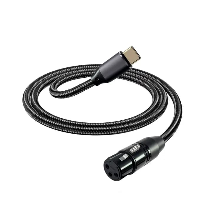 Câble audio USB C vers XLR