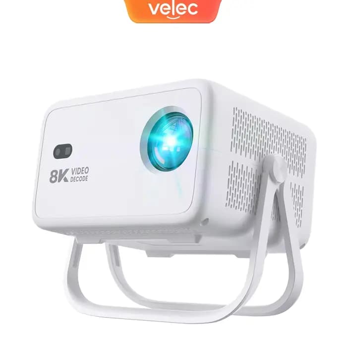 Projecteur de décodage vidéo Velec 8K TP350 650 ANSI 1080P mise au point automatique Android 14 H726