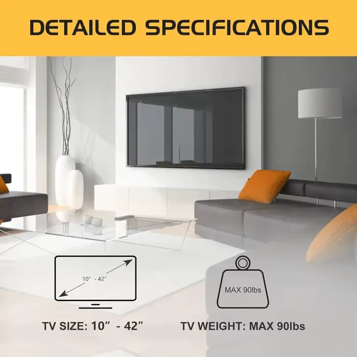 Support mural pour TV LCD LED