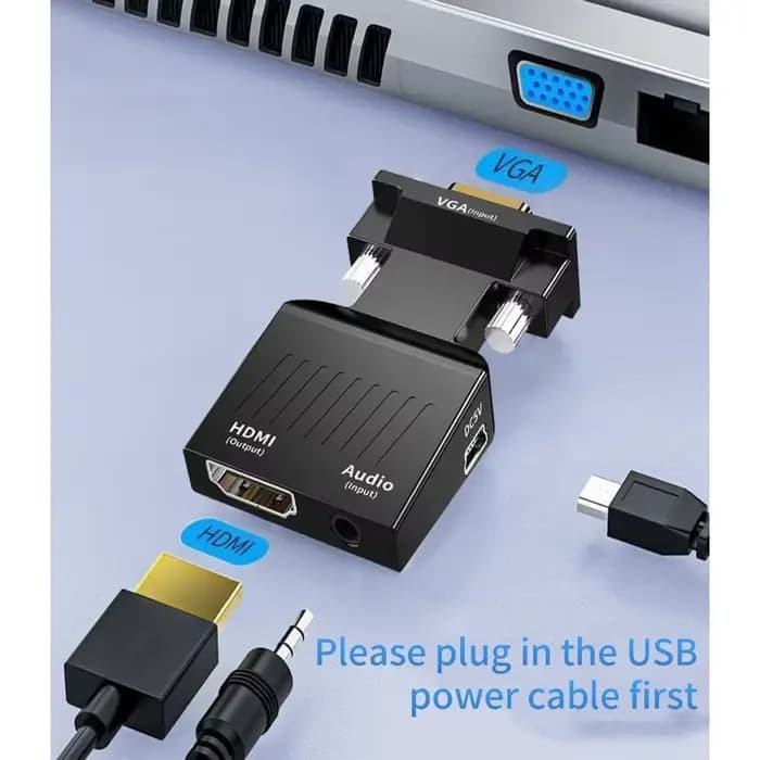 Adaptateur compatible VGA vers HDMI
