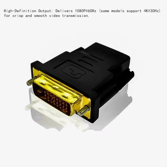 Adaptateur HD Compatible 24 + 1 24 + 5 DVI vers HDMI