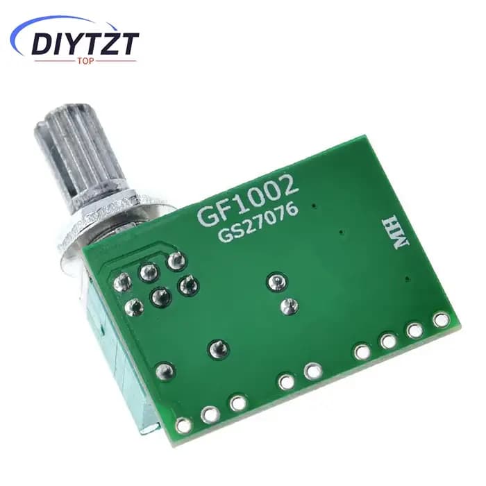 DIYTZT PAM8403 carte amplificateur Audio de puissance 5V 2 canaux 3W W contrôle du Volume/alimentation USB