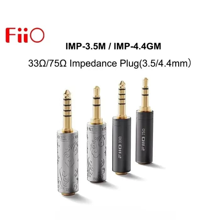 IMP 3.5 4.4 IMP- 3.5/4.4 33ohm 75ohm Impédance des écouteurs Prise 3.5mm / 4.4mm Connecteur