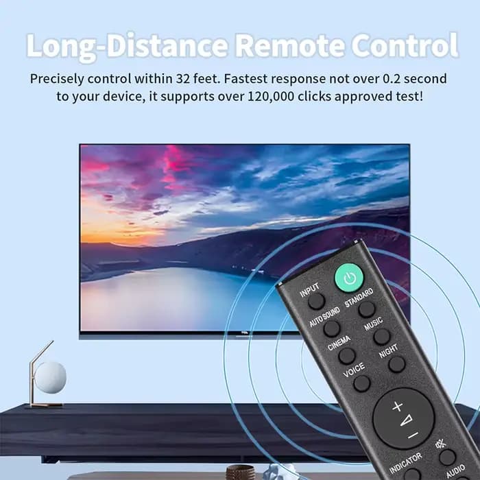 AH411U Télécommande Pour Sony Soundbar 149336011 HT-S100F HT-SF150 HT-SF200