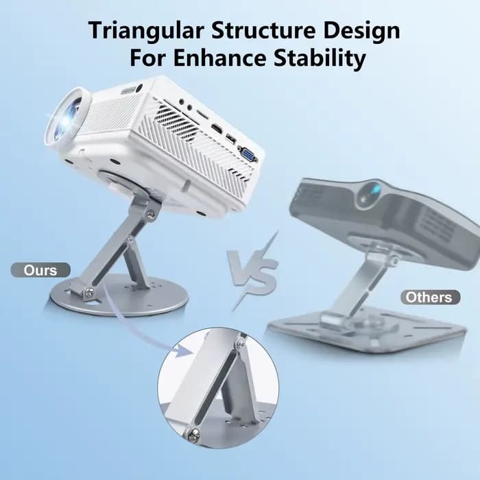 Réglable à 180° ° Support de projecteur rotatif