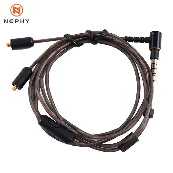 Fil de câble Audio argenté pour écouteurs SONY XBA-Z5 XBA-H3 H2 XBA-A3 A2 XBA-N3AP N1AP XBA-300AP 1.2m
