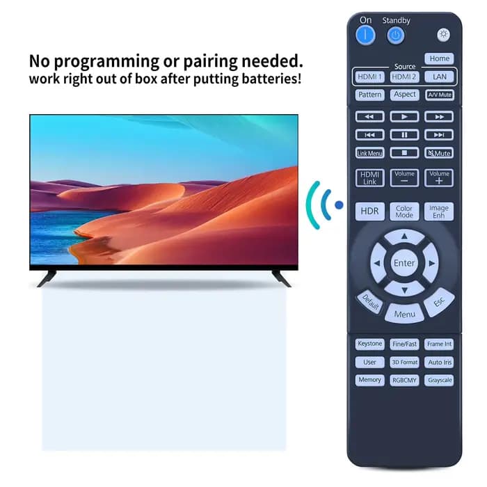 Nouveau travail de télécommande pour projecteur Epson 2198638 219863800