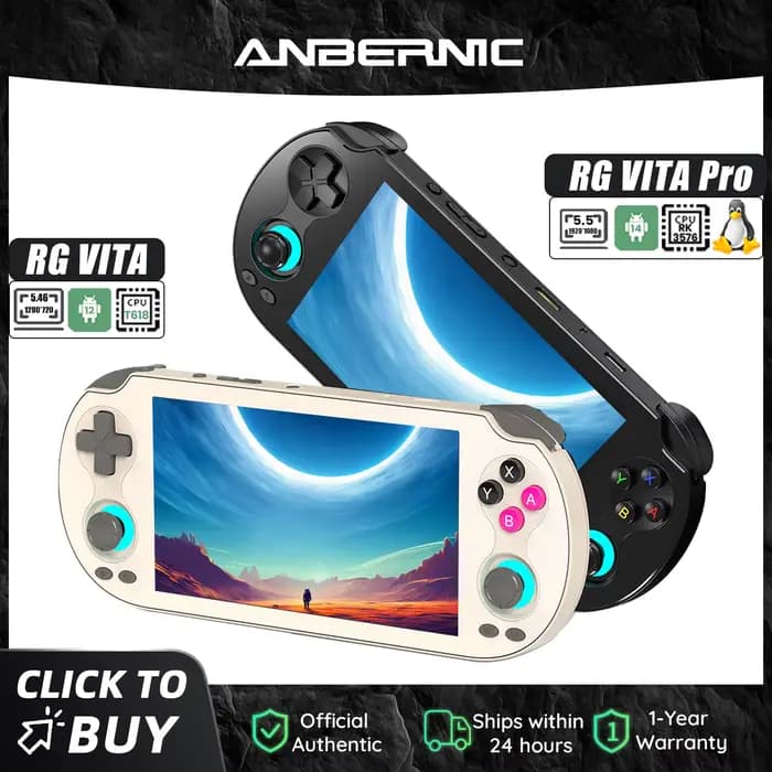 Console de jeu portable Anbernic RG VITA/RG VITA Pro