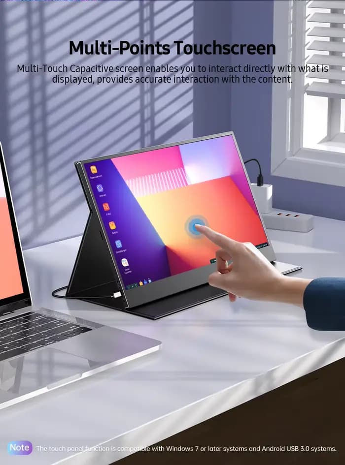 UPERFECT Touch E7 Écran tactile portable de 15