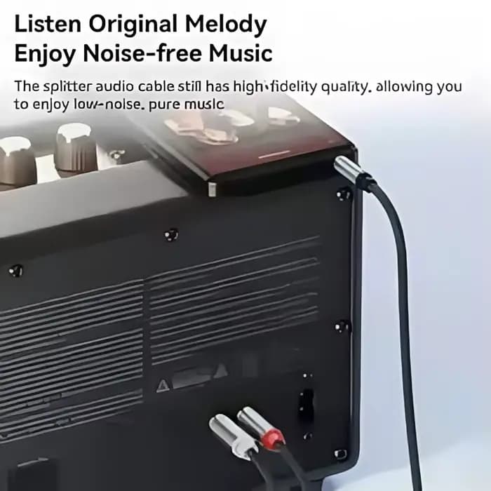 Câble audio 3, 5 mm vers 2 RCA