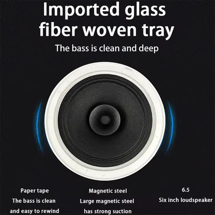 Haut-parleur de plafond sans cadre monté dans le système de musique de fond audio domestique