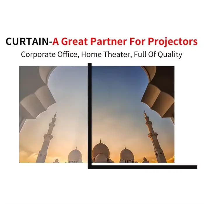 Écran de projection portable 16:9 sans plis