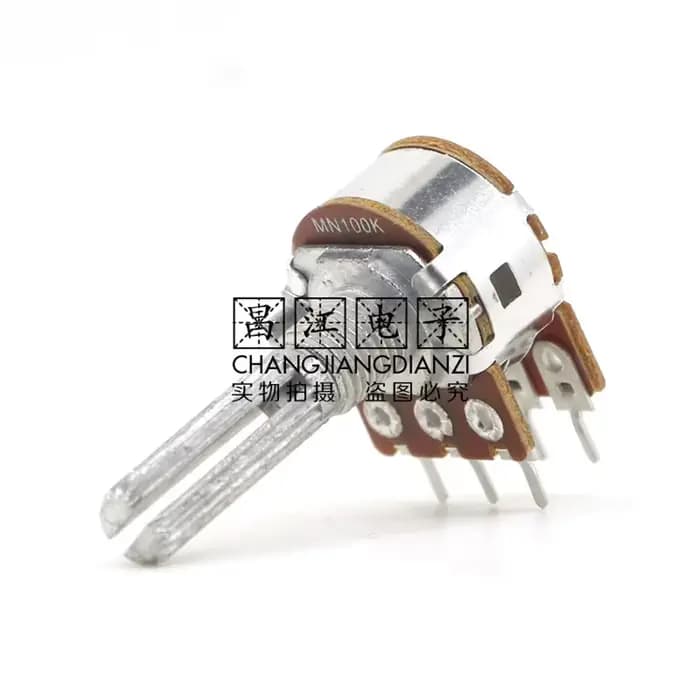 Original nouveau 100% MN100K double MN104 avec amplificateur audio point médian potentiomètre de volume 25MM 6PIN (interrupteur)