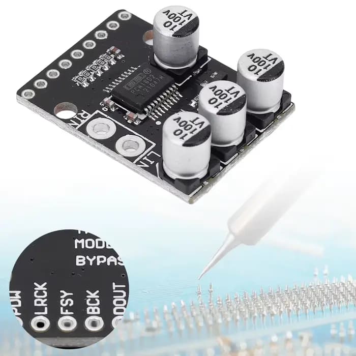 Décodeur audio PCM1802 96 kHz ADC à entrée analogique simple