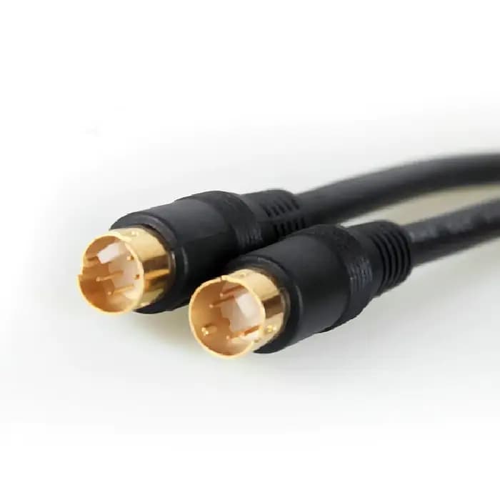 Câble vidéo S 4 broches mâle à mâle, connexion TV s-vidéo pour projecteur TV HDTV magnétoscope DVD