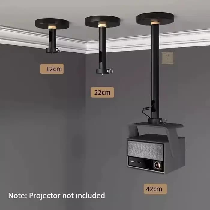 Support de projecteur universel robuste pour montage au plafond pour projecteurs XGIMI RS20 Vidda C2 C3