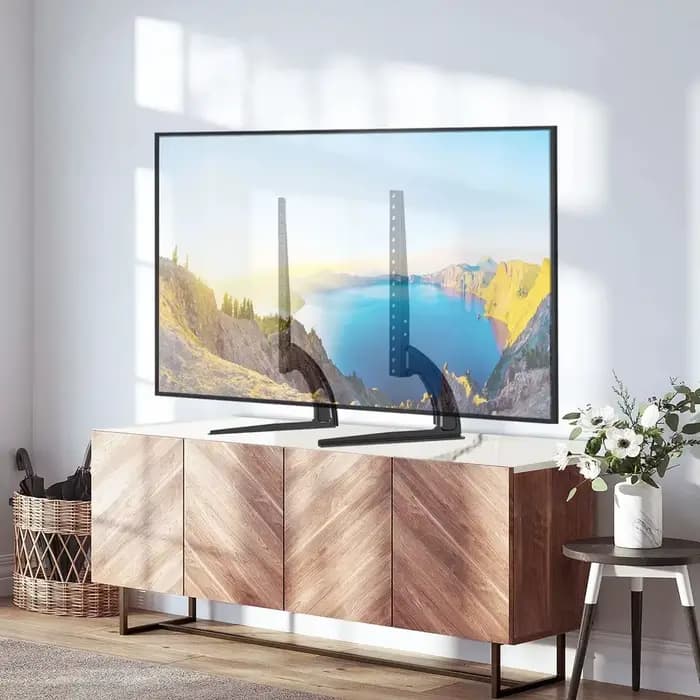 Support de meuble TV universel de table pour téléviseurs à écran de 32 à 75 pouces