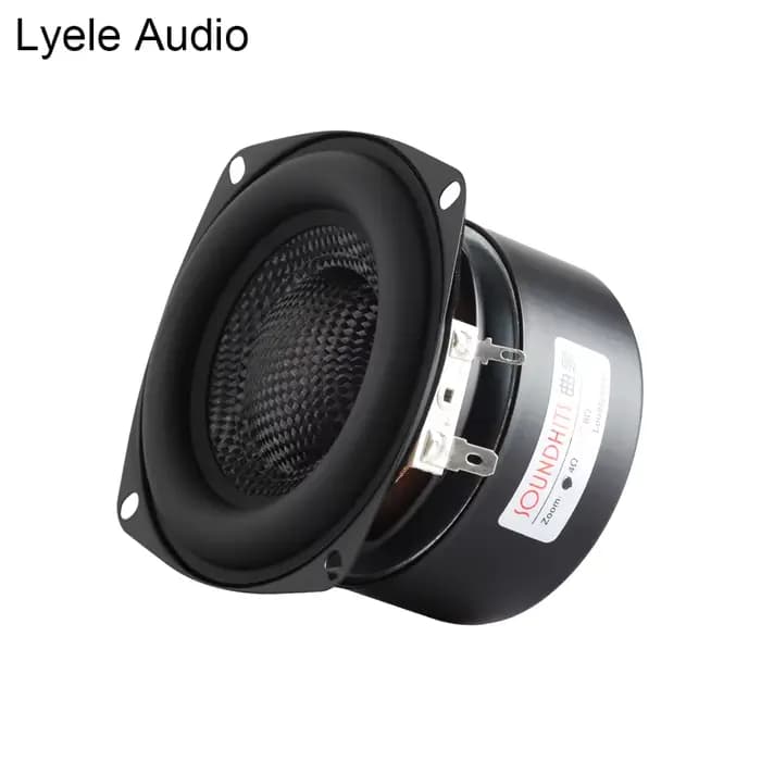Lyele Audio caisson de basses 3.5 pouces 35W haut-parleur HiFi unité de basse 4/8 Ohm